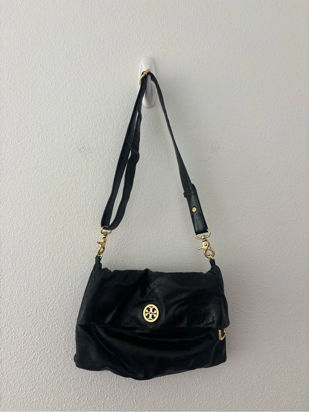 Tory Burch Dena fold-over convertible crossbody bag